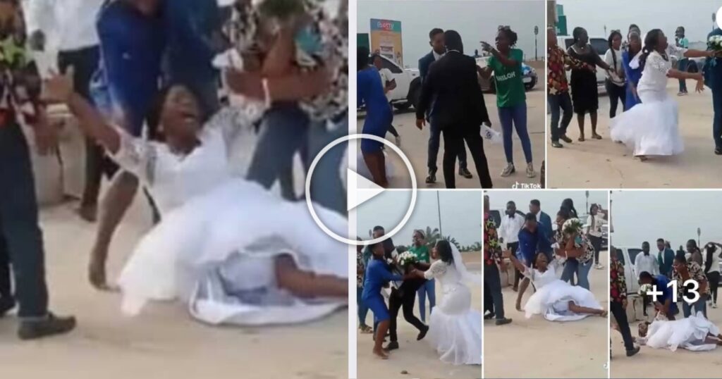 Nigerian Man Dumps His Bride On Their Wedding Day After Finding Out She Visited Her Ex last night