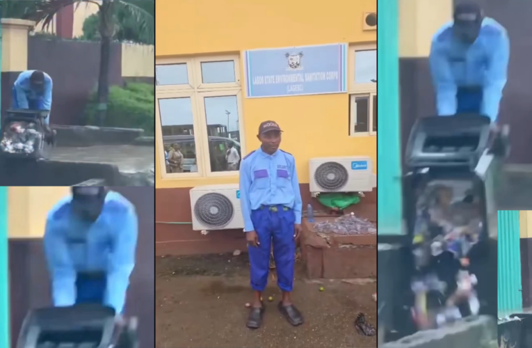 56-year-old man caught dumping refuse in drainage in Lagos   