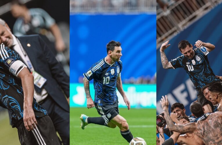 Lionel Messi Reacts After Reaching the Final