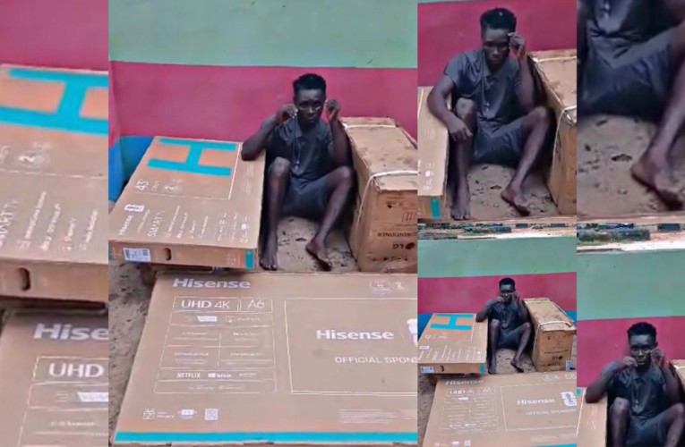 SHOCKING: Suspected Armed Robber Reportedly Caught After Allegedly Breaking Into Shop in Abraka