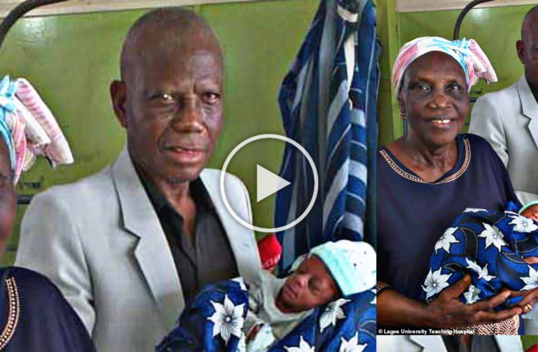 👶🎉 Miracle at 68! Nigerian Woman and 70-Year-Old Husband Welcome Twins