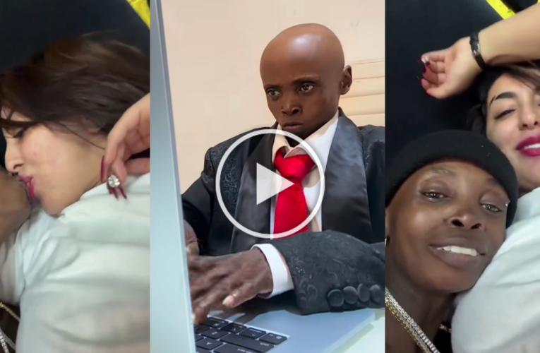 😱Kolu Caught K¡ssing His Oyinbo Babe — Love Is Sweet! 🔥